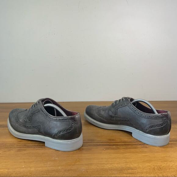 Ted Baker Leather Wingtip Oxford Size 9